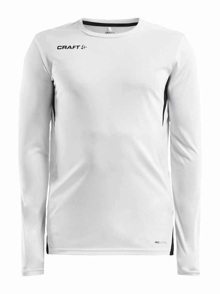 Craft - PRO Control Impact LS Tee M White/Black XL