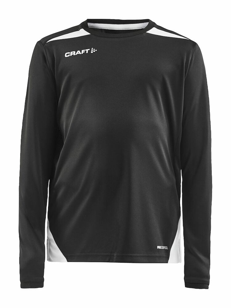 Craft - Pro Control Impact LS Tee Jr Black/White 122/128