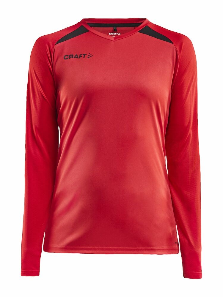 Craft - PRO Control Impact LS Tee W Bright Red/Black XL