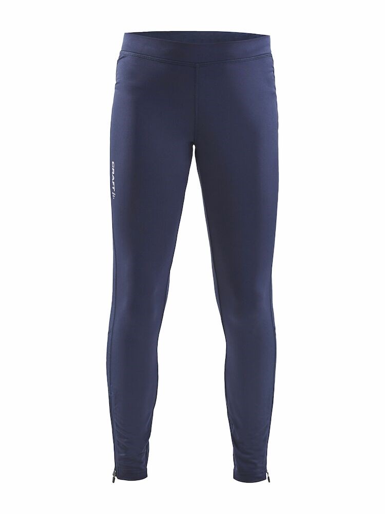 Craft - Rush Zip Tights  Jr Navy/Navy 110/116