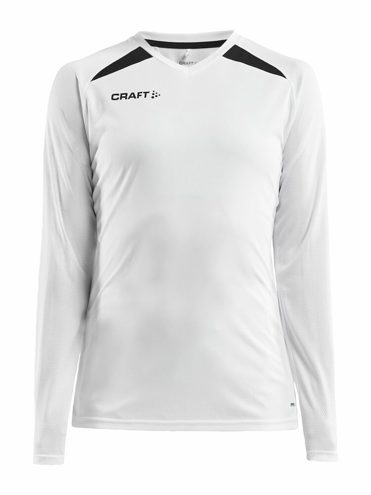 Craft - PRO Control Impact LS Tee W White/Black XXL