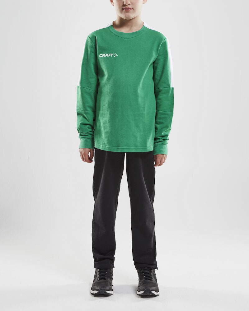 Craft - Progress GK Sweatshirt Jr Team Green/White 134/140