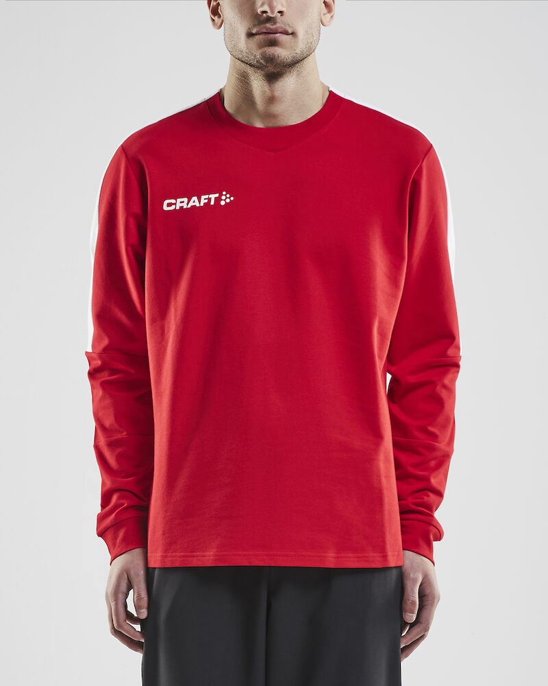 Craft - Progress GK Sweatshirt M Bright Red/White XXL