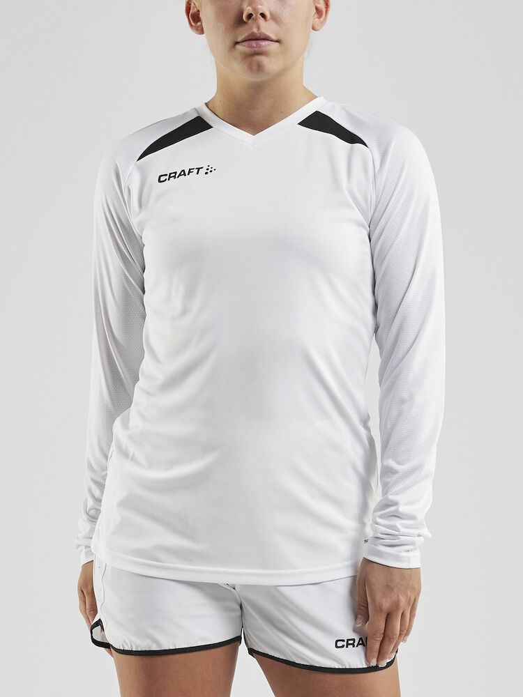 Craft - PRO Control Impact LS Tee W White/Black XXL