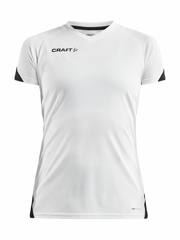 Craft - PRO Control Impact SS Tee W White/Black XS