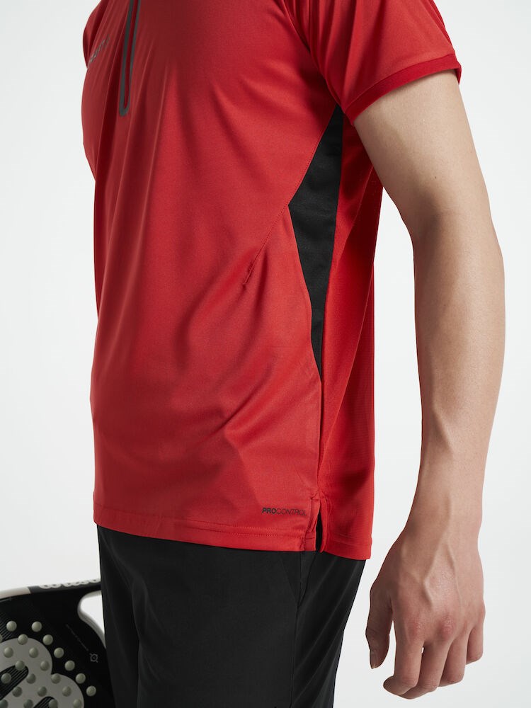 Craft - PRO Control Impact Polo M Bright Red/Black XXL