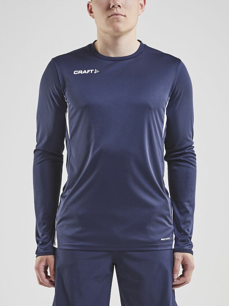 Craft - PRO Control Impact LS Tee M Navy/White XS